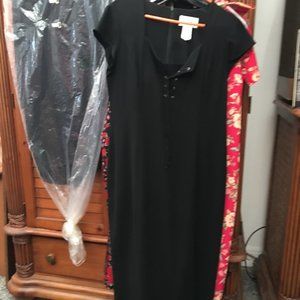 Anne & Nicole Black dress /sz.14 / lace-up front